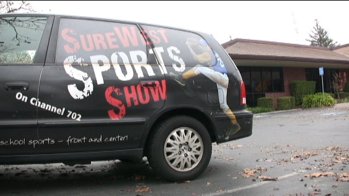 SureWest van at radio station 2